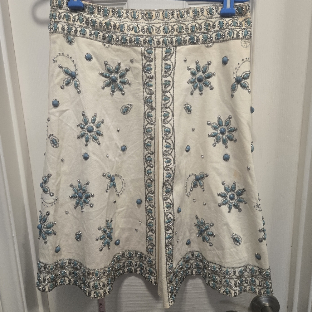 Basil and maude beaded/ jeweled skirt size 4